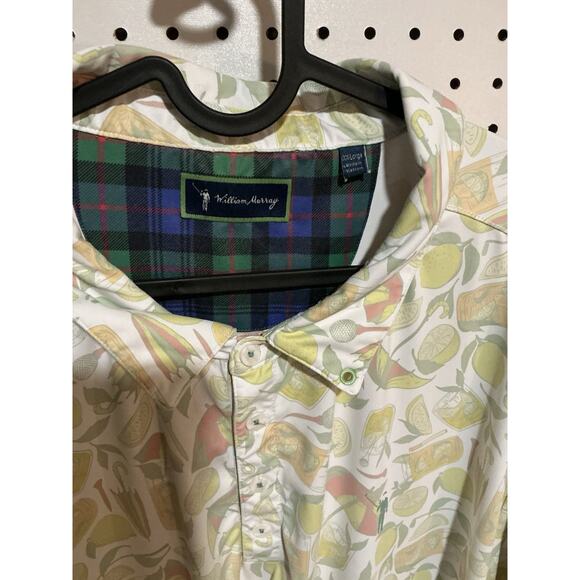 William Murray Golf Polo Lot of 2 “Lemon Life & Cocktails” Mens XXL Used - Picture 6 of 10